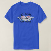 T-shirt Agir juste amour Mercy Walk Humbly (Design devant)