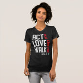 T-shirt Agir juste Micah 6:8 (Devant entier)