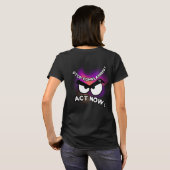 T-shirt : Agir maintenant (noir) (Dos entier)