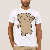 T-shirt Agiter Adorable Ours Souriant (Devant)