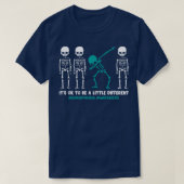 T-shirt Agoraphobie Conscience Il Est Ok D'Être Un Peu Dif (Design devant)