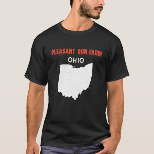 T-shirt Agréable Run Farm Ohio USA State America Travel Oh