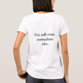 T-shirt Agressif passif dans le blanc (Dos)