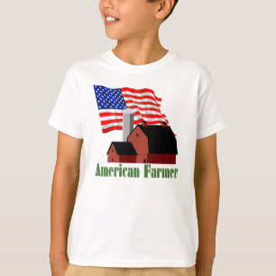 T-shirt Agriculteur américain