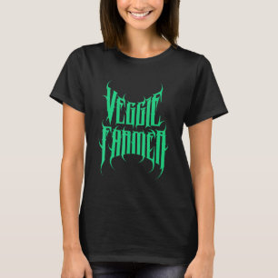 T-shirt Agriculteur de légumes de style gothique Producteu
