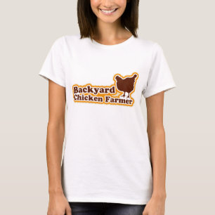 T-shirt Agriculteur de poulet de jardin