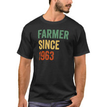 Agriculteur depuis 1963 Funny Rétro Agriculture po