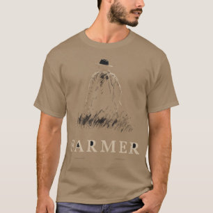 T-shirt agriculteur d'un champ