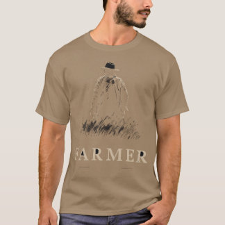 T-shirt agriculteur d'un champ