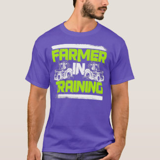 T-shirt Agriculteur En Formation Rancher Funny Farming Pre
