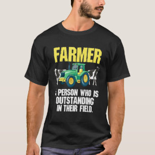 T-shirt Agriculteur Personne Qui Se Distingue Dans Son Dom
