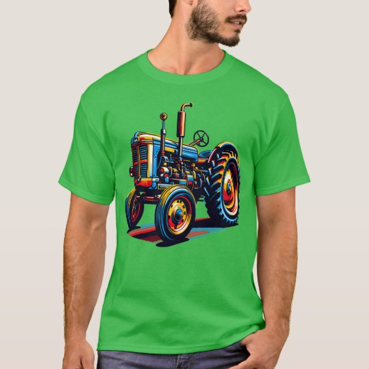 T-shirt Agricultural Tractor (Devant)