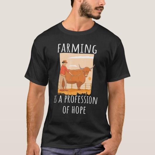 T-shirt Agriculture agricole ferme Slogan 6 (Devant)