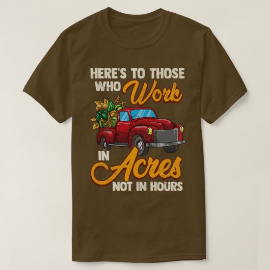 T-shirt Agriculture Agricole Travail Dans L'Agriculture Ac (Design devant)