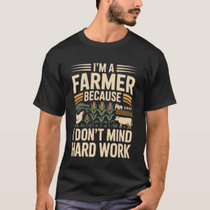 T-shirt Agriculture Agriculteur Tracteur Je Suis Un Agricu