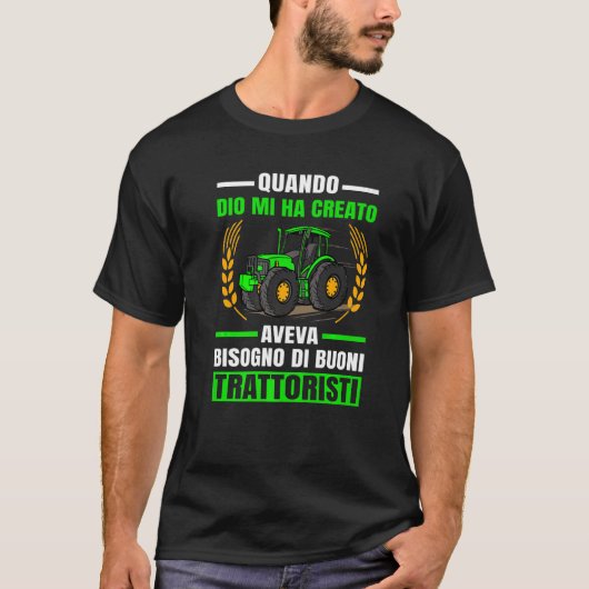 T-shirt Agriculture Coupons Tractor Tractor   (Devant)