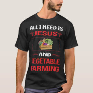 T-shirt Agriculture de légumes Jésus drôle