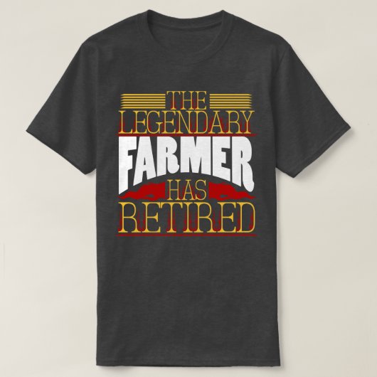 T-shirt Agriculture Retraite agricole (Design devant)