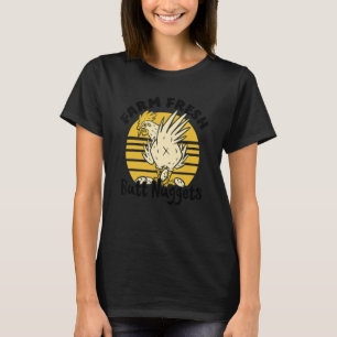 T-shirt Agritourisme Fraîche Beurre Nuggets Fermier Tracte