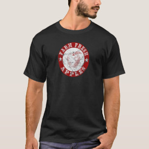 T-shirt Agritourisme Pommes fraîches Vintage Rétro