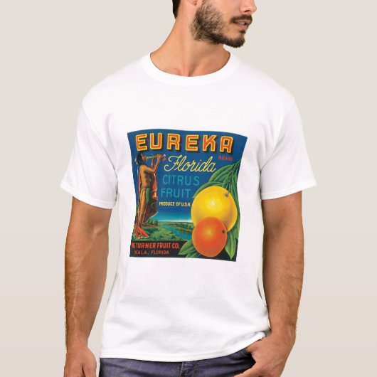 T-shirt Agrumes de la Floride de marque d'Eureka (Devant)