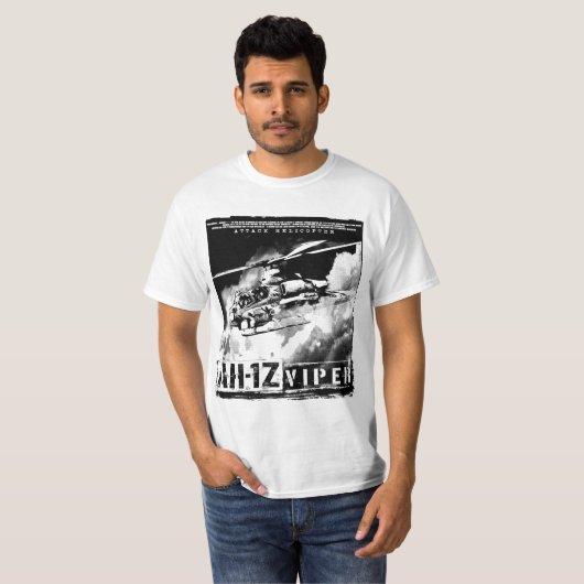 T-SHIRT AH-1Z (Devant entier)