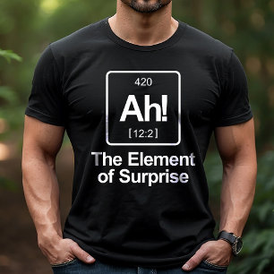 T-shirt Ah ! Le tableau périodique de la surprise drôle