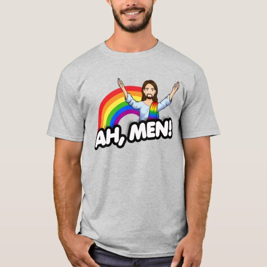 T-shirt Ah, les hommes (Devant)