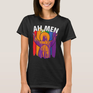 T-shirt Ah Men Lgbtq Jesus Mois Gay pride