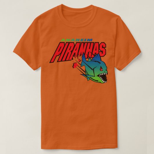 T-shirt Ahaheim Piranhas (Design devant)