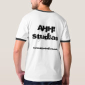 T-shirt AHH ! Chemise de classique de studios (Dos entier)