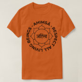 T-shirt Ahimsa Non Violence (Design devant)