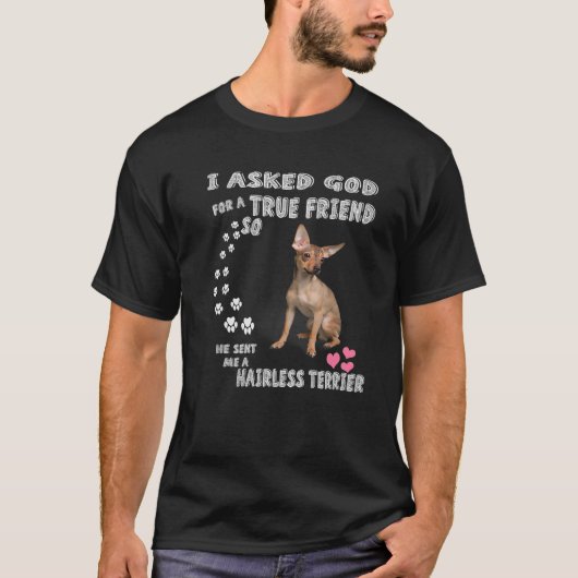 T-shirt AHT Chien Citer Maman Papa Imprimer, mignonnes che (Devant)