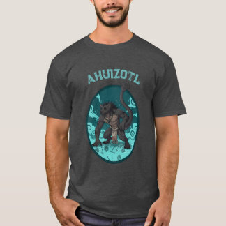 T-shirt Ahuizotl Water Guardian Art - Aztec Mythic Legend