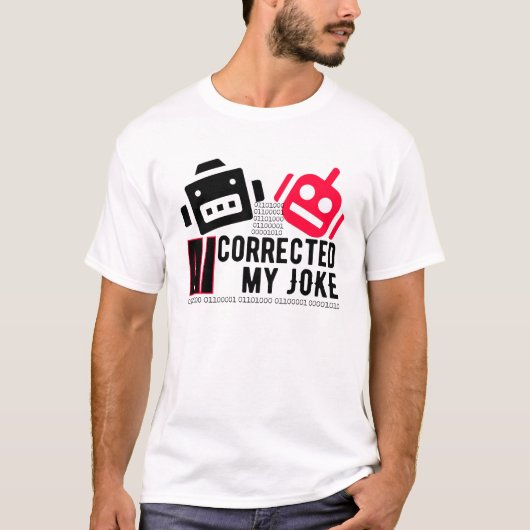 T-shirt AI a corrigé ma blague.w (Devant)