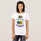 T-shirt AI Daily Genius - Smart Dose Intelligence (Devant entier)