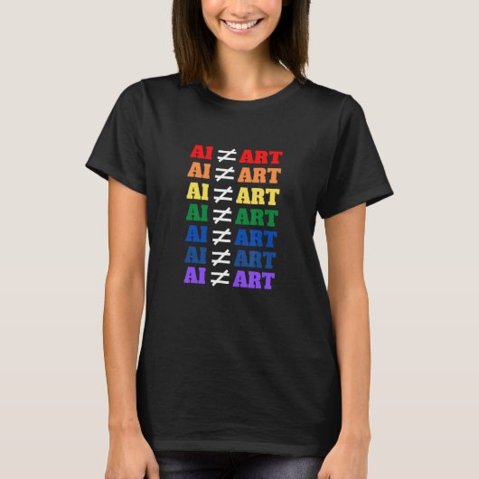 T-shirt AI is Not Art Anti-AI Art Respect Real Art AI Aint (Devant)