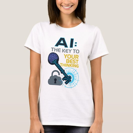 T-shirt AI : La clé de votre meilleure conception technolo (Devant)