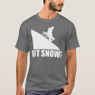 T-shirt Ai Neige Drôle Chauffeur Sledding Chauffeur Sled V