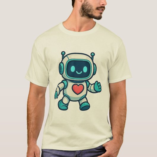 T-shirt AI & Robot Characters (Devant)