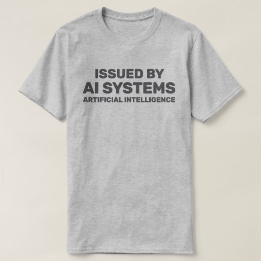T-Shirt AI Systems™ (Design devant)