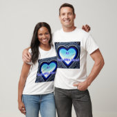 T-shirt AI: Tech with Heart Men's White (Unisexe)