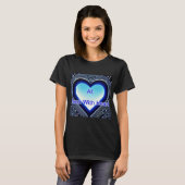 T-shirt AI: Tech with Heart Women's Black (Devant entier)