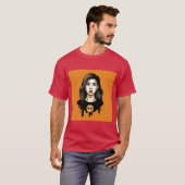 T-shirt AI Woman Pic Design – The Future Meets Elegance (Devant entier)