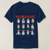 T-shirt Aïd Al Adha Aïd Moubarak Joyeux Aïd (31) (Design devant)