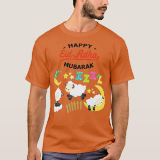 T-shirt Aïd al Adha Aïd Moubarak Joyeux Aïd el-Fitr Musulm