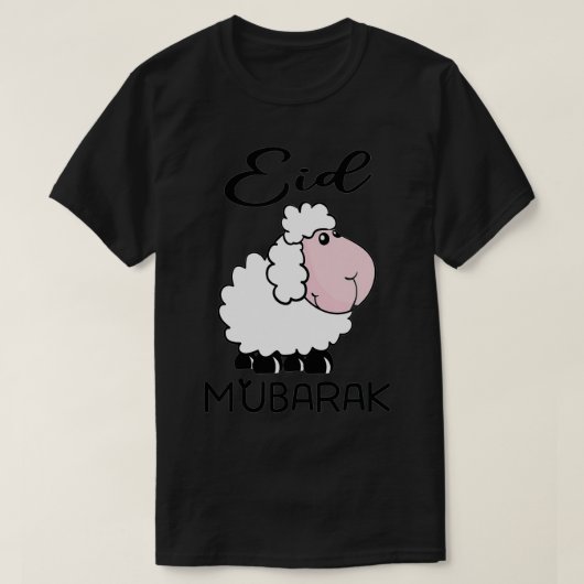 T-shirt Aïd Al-Adha, Aïd Moubarak Musulmans 2022 Moutons a (Design devant)
