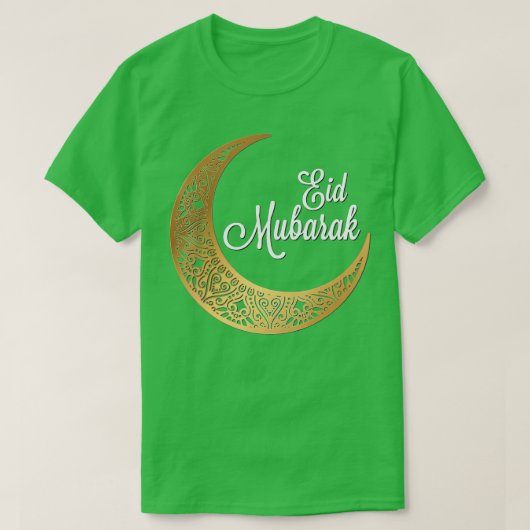T-shirt Aïd Moubarak-Aïd Al Fitr Conception des fêtes isla (Design devant)