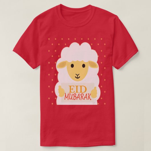 T-shirt Aïd Moubarak et Aïd Al Adha Funny (Design devant)