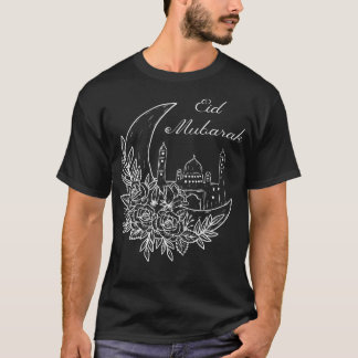 T-shirt Aïd Moubarak fête l'Aïd Al Adha ou l'Aïd Al Fi